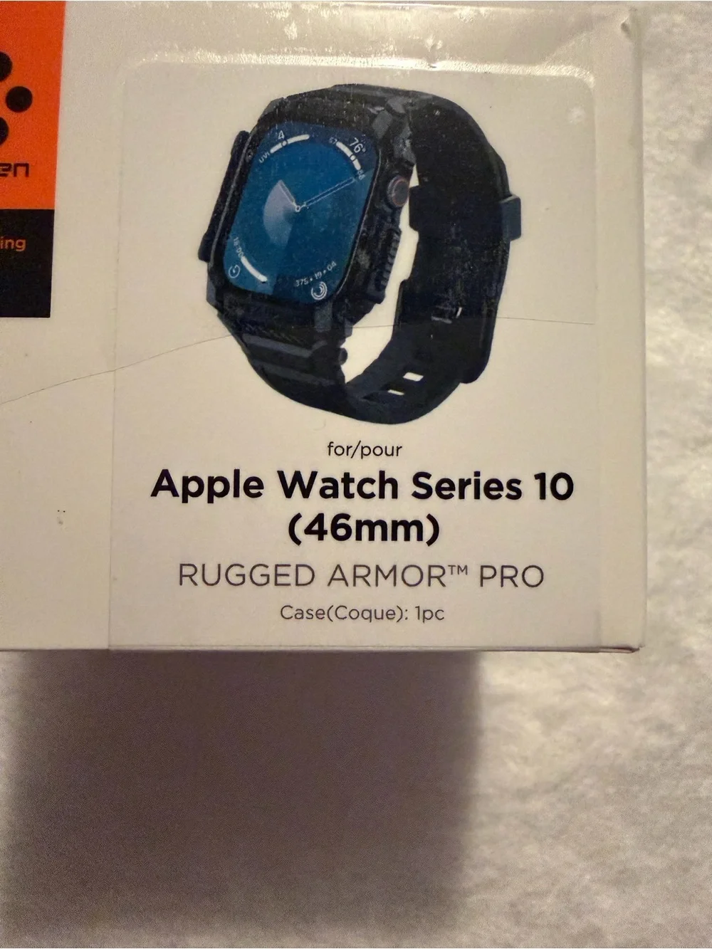 Spigen Rugged Armor Pro Apple Watch Series 11/10 Case - Black